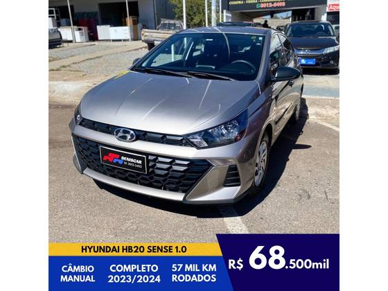 HYUNDAI HB20 1.0 12V FLEX SENSE MANUAL HYUNDAI HB20 1.0 12V FLEX SENSE MANUAL
